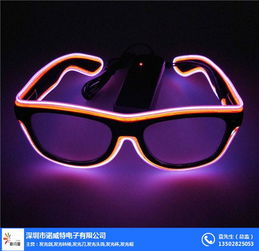 諾威特廠家直銷 DIY LED眼鏡，點亮你的創意世界